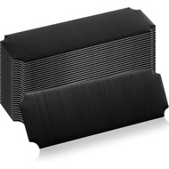 30 Keping Tanda Nama Logam Peribadi KOKAY, Tanda Nama Keluli Tahan Karat Berus Laser Terukir, Bingka