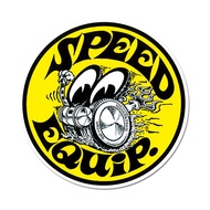 MOON Speed Equip Round Sticker