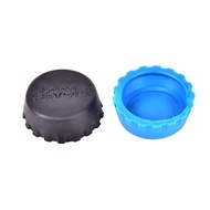 [Mariannes] 6pcs Reusable Silicone Bottle Caps Beer Cover Soda Cola Lid Wine Saver Stopper