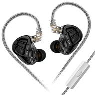 KZ ZAR Hybrid Driver In-ear Monitor 1DD + 7BA หูฟัง HiFi 2Pin หูฟังแบบมีสายเพลง DJ ชุดหูฟังกีฬาเกมหู
