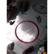 MERAH Fixie outer tire 700x18-23c red color