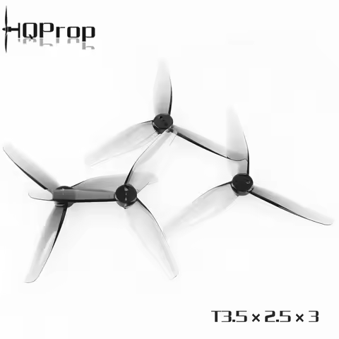 4Pairs HQProp T3.5X2.5X3 3.5inch Propeller 3525 1.5mm Shaft 3-Blade Props For iFlight iH3 RC DIY FPV