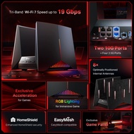 TP LINK Archer GE800 Hot Buys BE19000 Tri-Band Wi-Fi 7 Gaming Router
