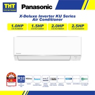 Panasonic 1.0HP - 2.5HP X-DELUXE KU-AKH R32 5-STAR Inverter Air-conditioner Aircond (KU-AKH series) 