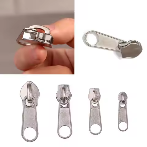 8Pcs 4 Sizes Set Universal Instant Fix Zipper Repair Replacement Slider Zippers For Sewing Clothes B
