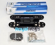 Engsel Tanam Pintu Dekson Dekkson D80 D 80 Black Hitam Concealed Hinge