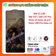 KINGKONG Anti-Peeping Tempered Glass for Redmi 13, 13R, Note 13R Pro, Xiaomi 13T / 13T Pro, Note 13 