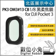 數位小兔【PK3濾鏡 OM3#13 CB 1/8 黑柔焦鏡 for DJI Pocket 3】黑柔焦 柔焦鏡 柔化 濾鏡