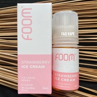 Foom Strawberry Ice Cream 30ml - Salt Nic Liquid Vape By Foom .FAQ YSP