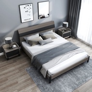 New Guangdong Foshan Solid Wood Bed Headboard Storage Bed Home Use Foshan Furniture