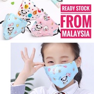 Washable Kids Cotton Face Mask With Valve PM2.5 Filter Penutup Mulut