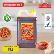 [HALAL] OH CHILI OIL WITH FLAKES Level 10 - Spicy Chili Oil Condiment 5KG | Relaxed Spicy Chili Oil 
