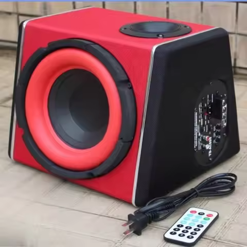 8-Inch 880W 12V220V24V Car Subwoofer Audio Active Bluetooth Radio Car Subwoofer