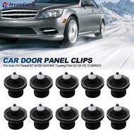 DREAMFOREST 10Pcs Car Door Trim Panel Card Clips Rivets Fasteners For VW Passat B7 A4 B8 Golf MK6 To