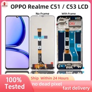 For OPPO Realme C51 / C53 LCD Display Touch Screen Digitizer Assembly Replacement Narz N53 LCD