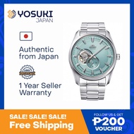 ORIENT RN-AR0009L semiskeleton Contemporary Blue Wrist Watch For Men from YOSUKI JAPAN