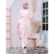 Vallina Outfit - Andilla Dress Maxy Wanita Muslim OOTD Gaun Pesta Kondangan Premium