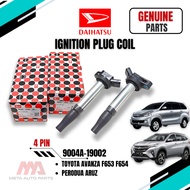 DAIHATSU IGNITION PLUG COIL TOYOTA AVANZA F653 F654 PERODUA ARUZ #9004A-19002-001