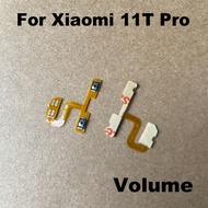 For Xiaomi 11T Pro 5G Volume Button Flex Cable Side Key Switch ON OFF Control Button MI 11T
