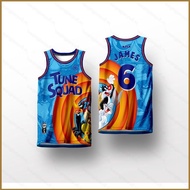 HQ5 NBA Jersey TUNE SQUAD LEBRON JAMES HG CONCEPT JERSEY Basketball Sports Vest Unisex Casual Plus S