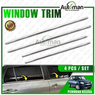 Perodua Kelisa Window Chrome Lining / Door Belt Moulding