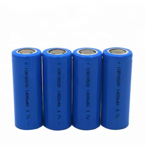100% 3.7V 18500 1400mAh rechargeable lithium battery 3.7V strong light flashlight anti-light special