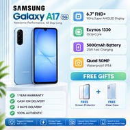 Samsung Galaxy A17 5G 8GB+256GB | 1 Year Warranty | Clear Case & Free Screen Protector | Fast Shippi