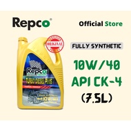 Repco® TURBO Diesel Plus 10W/40 (7.5L) API CK-4 | ACEA E7/E9 Fully Synthetic Diesel Engine Oil