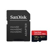 SanDisk Memory Card croSDcards Extreme Pro Flash 128GB SDXC UHS-I 512GB 256GB 64GB U3 V30 TF Card Adapter for Camera DJI