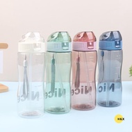 H&X 580ml Leak-proof Kids Sports Water Bottle with Straw for School