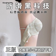 Strapless Bra Anti Slip Push up Soft Underwire Minimizer Beautiful Back Ultra Thin Side Support plus