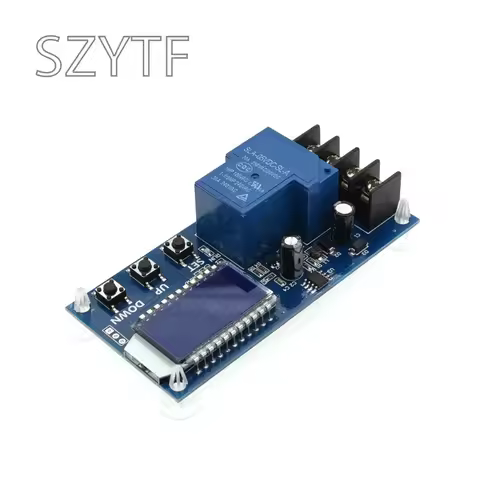DC 6-60v 30A Storage battery Charging Control Module Protection Board Charger Time Switch LCD Displa