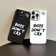 Pro Camera Case Motif Boys Don't Cry For Itel S25 Itel S25 Ultra SoftCase Latest Best Selling Cheap 