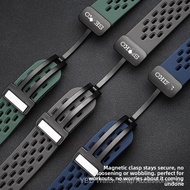 18/19/20/22mm for Sei 5 PROSPEX Compatible Magnetic Silicone Strap for SSC813P1 SSC909P1 Panda Dial 