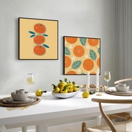 【聯畫優惠組合】橙香洋溢組合/水果掛畫/橙子插畫/客廳裝飾