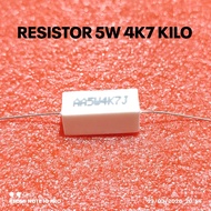 5W 5WATT 4K7 4.7K KILO ROHS CHALK RESISTOR