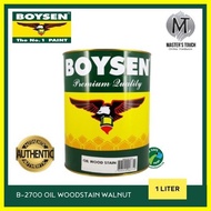 ❏ ◩ ∆ BOYSEN OIL WOODSTAIN MAPLE 1LITER