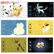 {Dingdang Toys} Pokemon PTCG Battle Card Table Mat Mimikyu Jolteon Snorlax Glaceon Arcanine Haxorus 