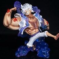 Super Unique 19cm Muscle GK Athlete Figure Luffy Gear 5 Nika Model - Luffy Sun God Awakens Map Fullb