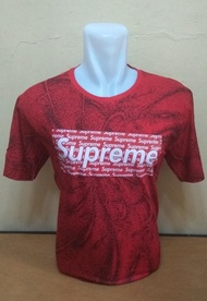 KAOS SUPREME BERMOTIF WARNA MERAH