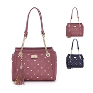 B.S.D.S Iceberg Kangaroo-Miss Brown-Play Dollar Chain Dual-Use Side Backpack-Total Two Colors [9088]