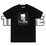 FERRARI F40 | Black Regular T Shirt | JDM T-shirt | MEN'S AND WOMEN'S TOPS | Men's and Women's Cloth