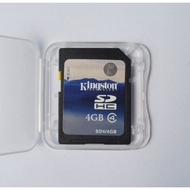 Kingston SD Card 4GB  Class4 Secure Digital Memory Flash Card C4 SDC4/4G for Camera
