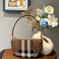 Burberry Olympia 針織格紋小手袋