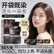 Three Magic Hair Dyes Natural Plant Bubble Dyes Popular Colors Home Hair Dyes Cream Hair Dyes