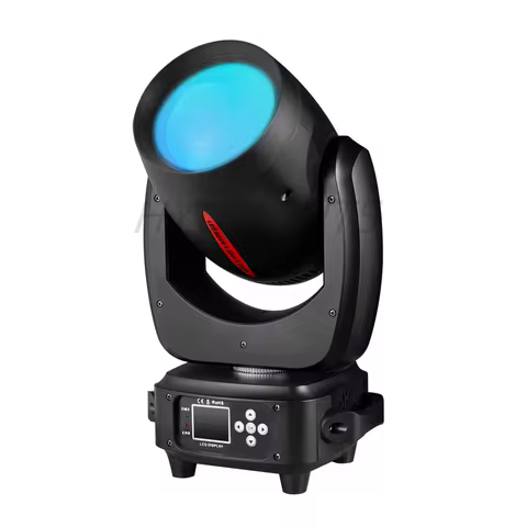 3D LED 200W Moving Head Light Beam&Spot& Zoom 24 Rotating Prisms 14 Gobos 12Color Wheel &7 -Rainbow 