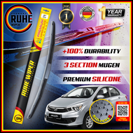 Ruhe Wiper Perodua Bezza 2016  - New Present Original High Quality Mugen Silicone Car Wiper Silicon 