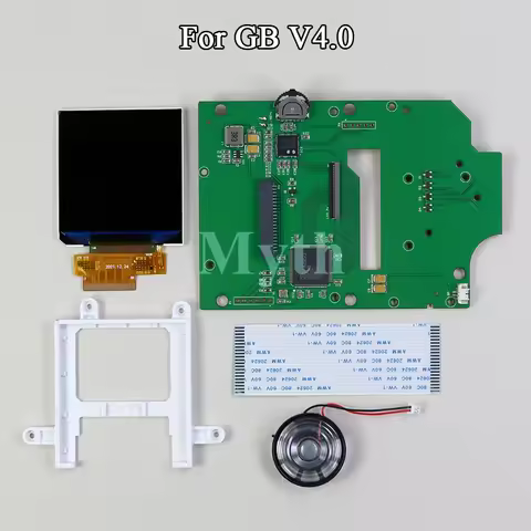 1Set For GB V4.0 2.45 inch IPS Screen Kits Highlight LCD Display Screen For Nintendo GameBoy V4 Repa