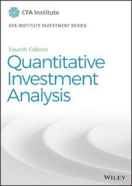 Quantitative Investment Analysis by Cfa Institute (US edition, hardcover)