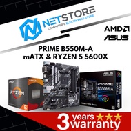 PWP ASUS PRIME B550M-A mATX & AMD RYZEN 5 5600X PROCESSOR